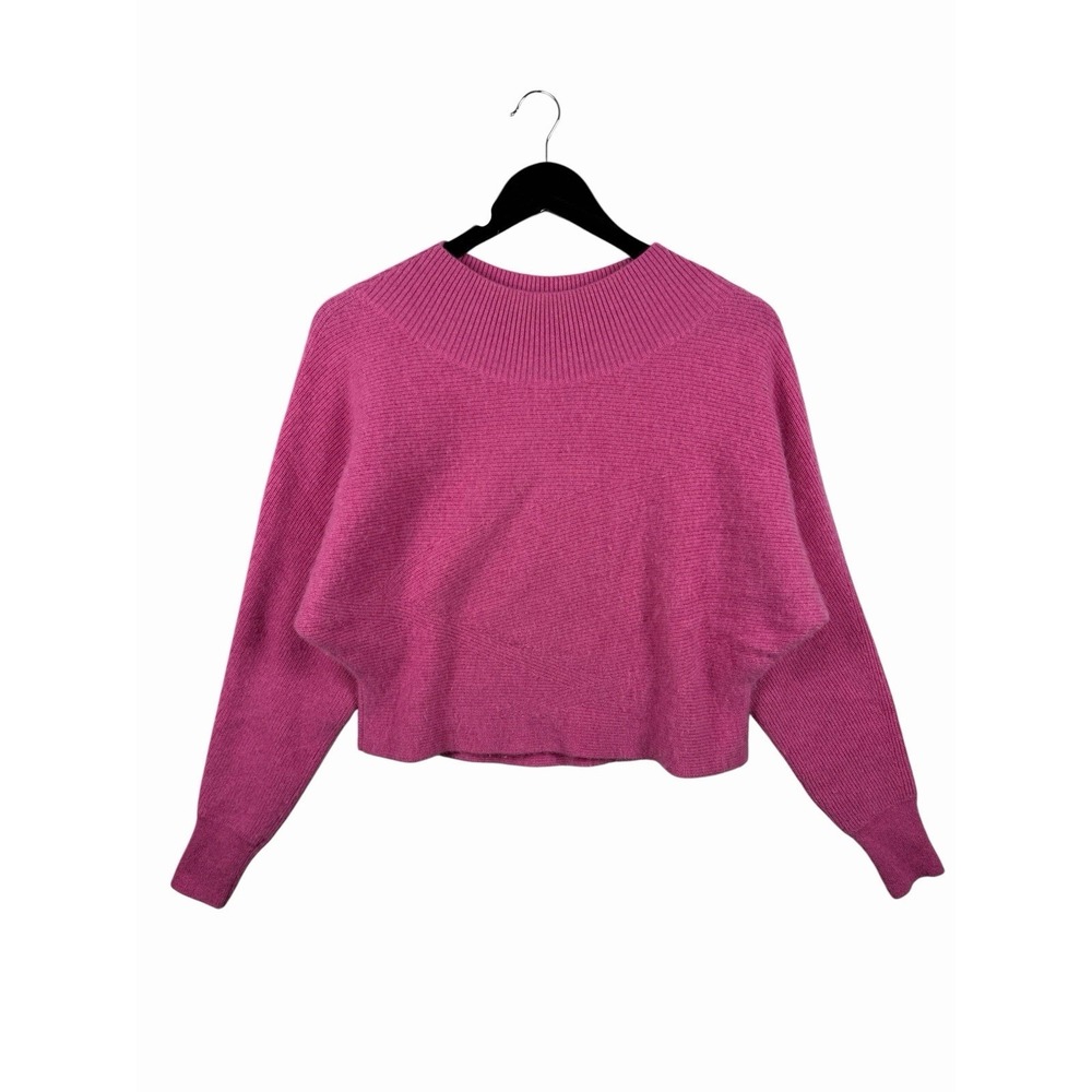 Nordstrom Cashmere Sweater Women's Sz M Pink 100% Cashmere Crewneck Pullover